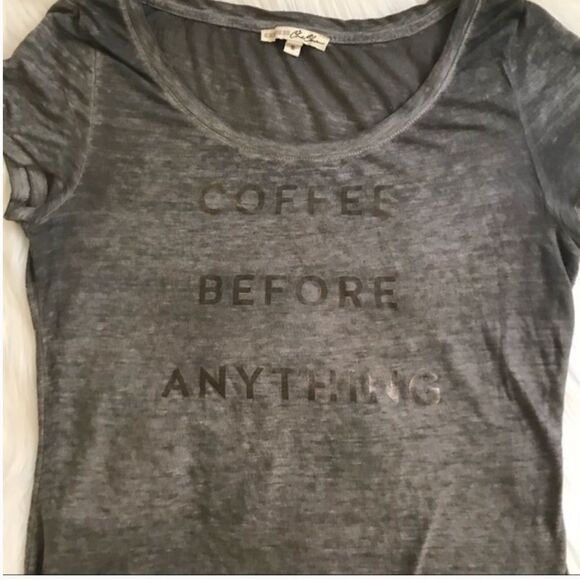 ✨ Express One Eleven Coffee Graphic Burnout Tee✨ - Picture 4 of 6